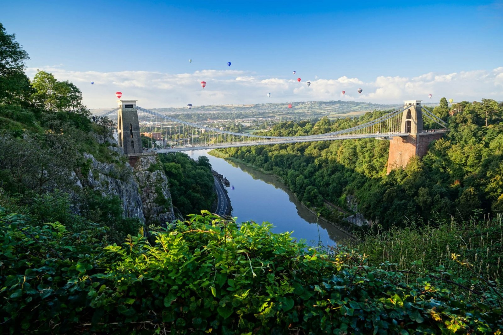 Balloon Fiesta, Clifton Suspension Bridge, Bristol, England — fine-art photograph by Ivo Dukić.