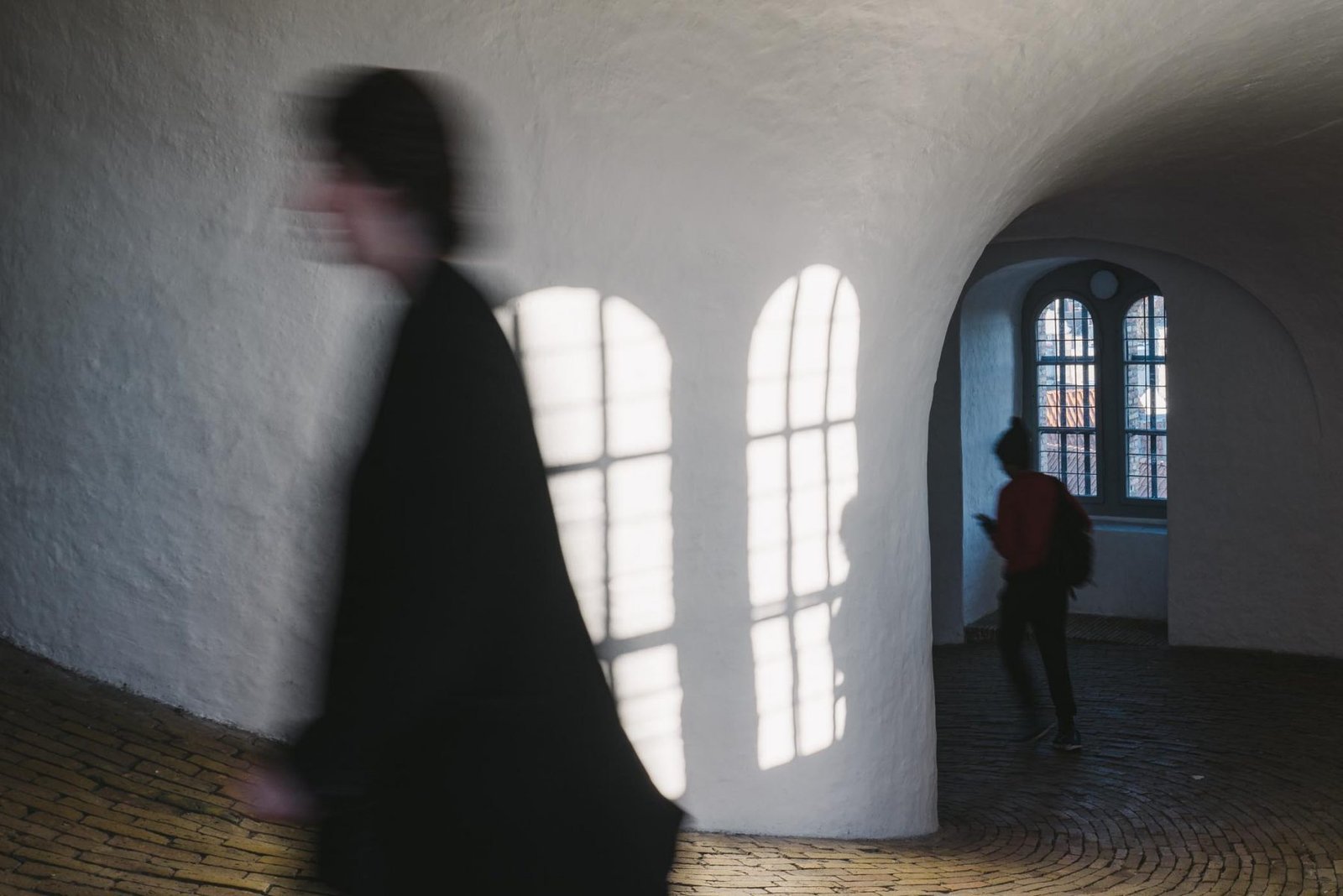 Shadows, Rundetårn (Round Tower in English), Copenhagen.. Photograph by Ivo Dukić.