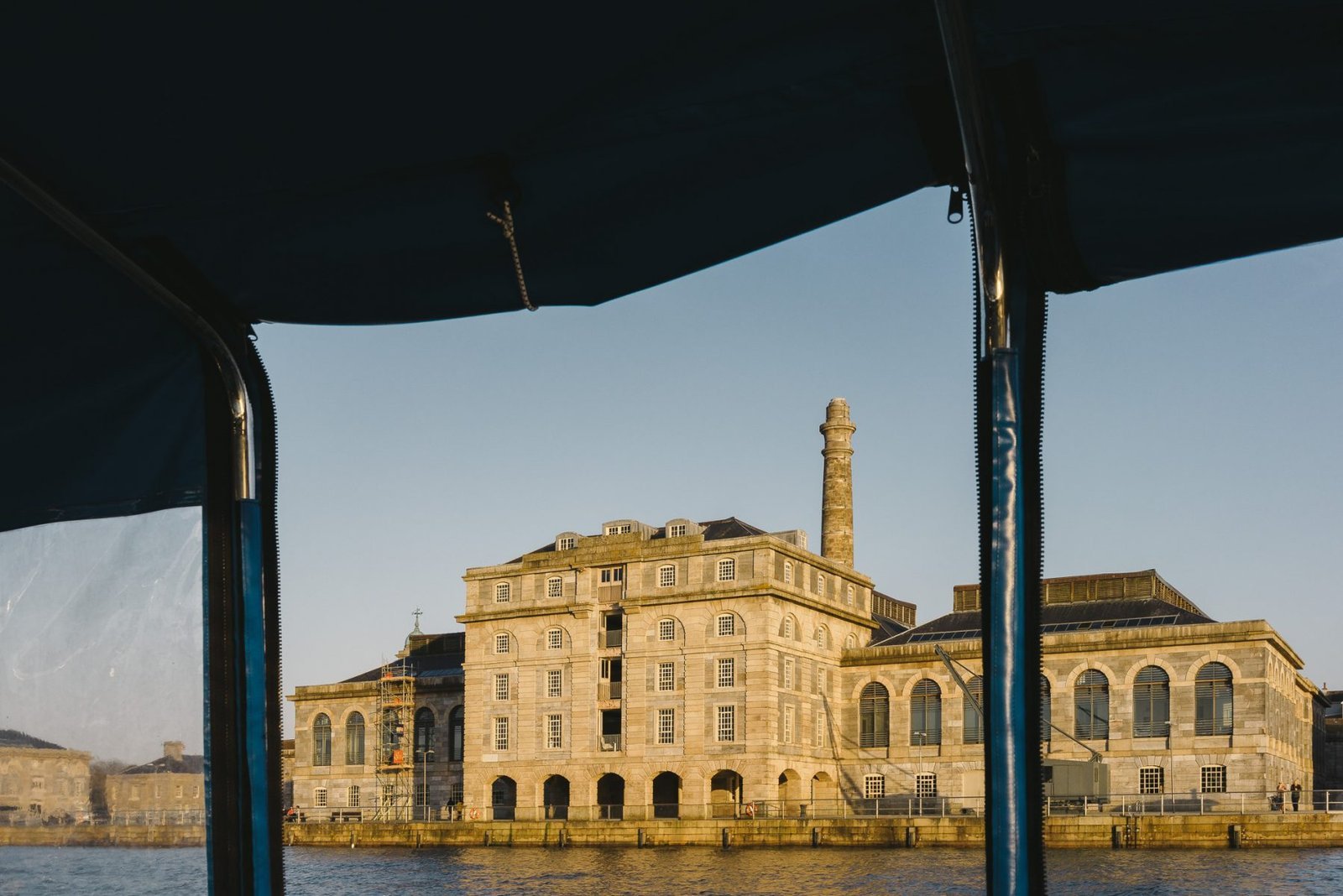 Royal William Yard from the ferry. Photograph by Ivo Dukić.