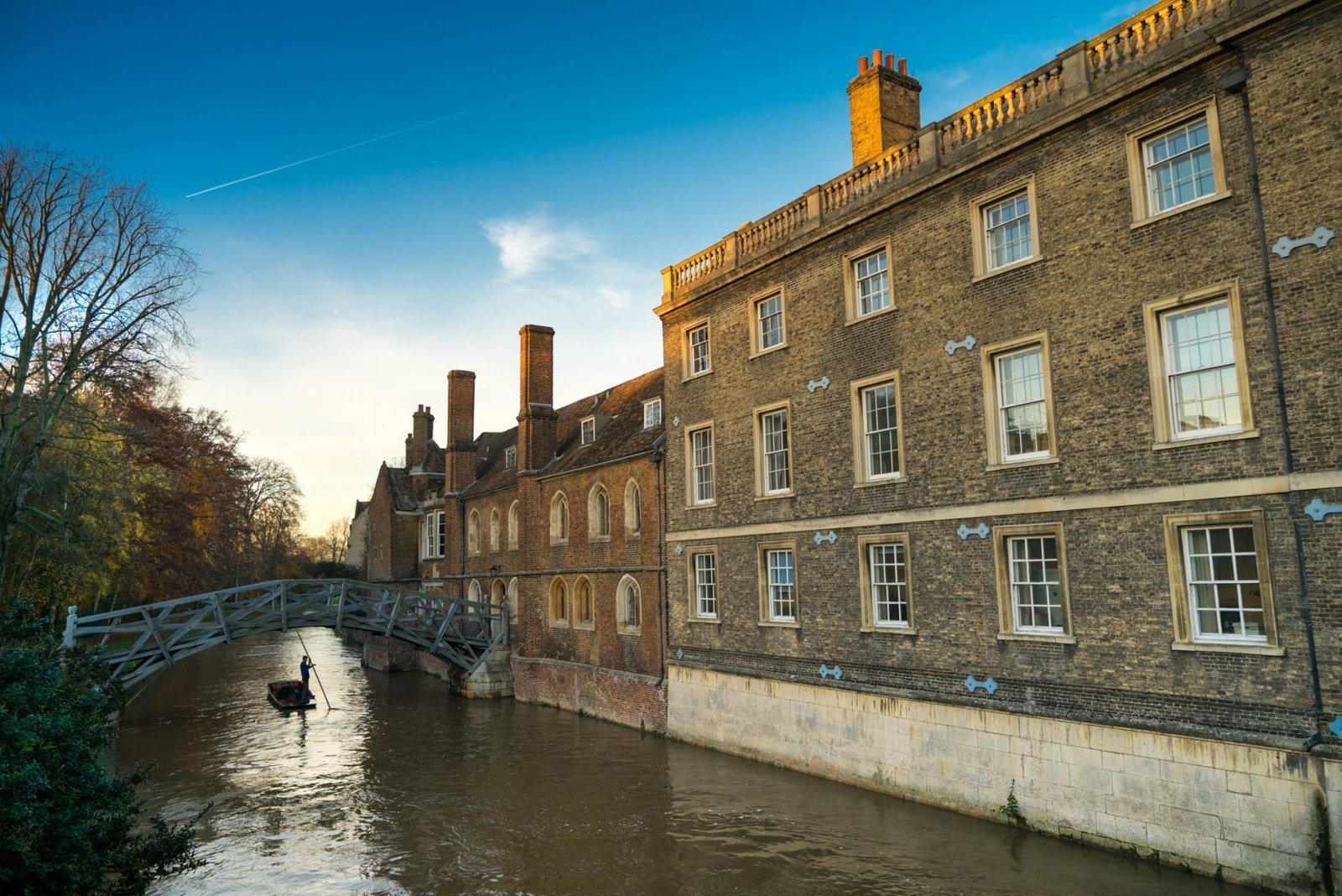 Mathematical Bridge, Dusk — Cambridge, England. Photograph by Ivo Dukić.
