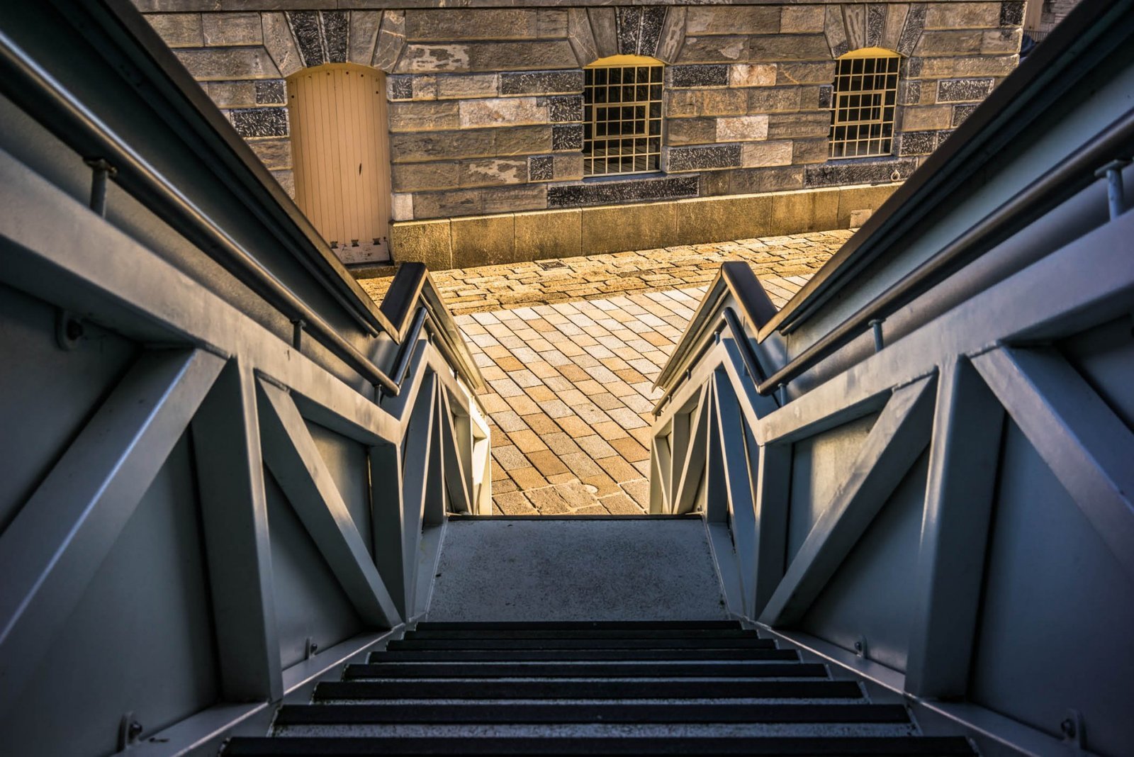 Imposing, The Devil’s Point Staircase, Stairway to Devon, Royal William Yard, Plymouth. Plymouth, England. Photograph by Ivo Dukić.