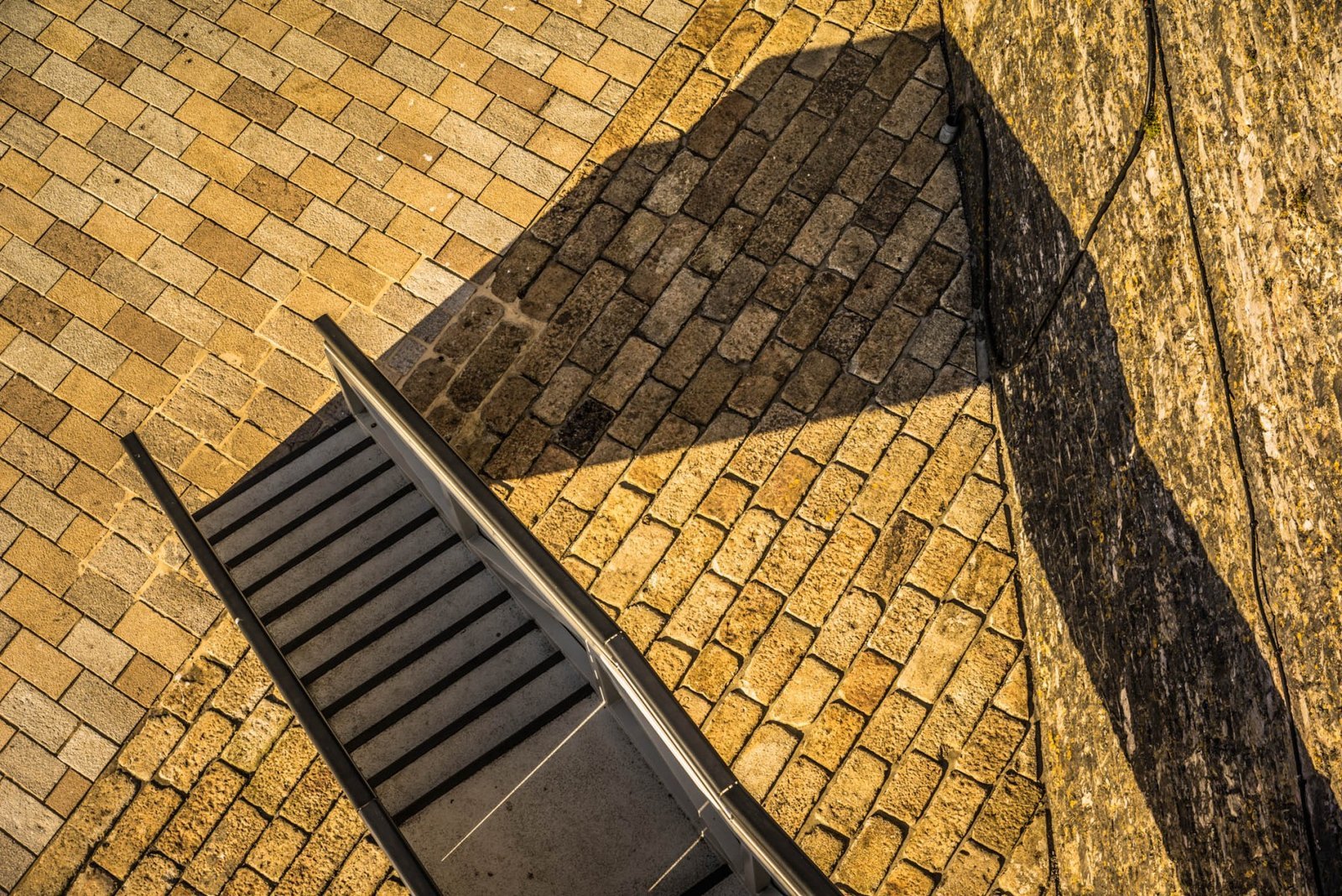Shadows and Lines, Imposing, The Devil’s Point Staircase, Stairway to Devon, Royal William Yard, Plymouth. Plymouth, England. Photograph by Ivo Dukić.