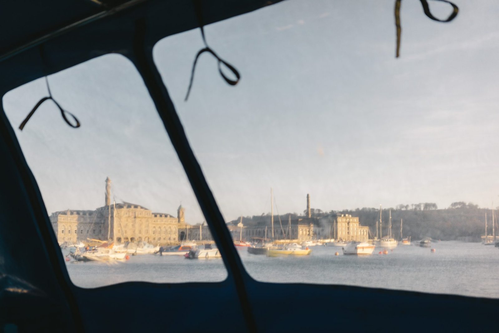 Yard Frames, Brewhouse Frames from the ferry, Royal William Yard, Plymouth. Plymouth, England. Photograph by Ivo Dukić.