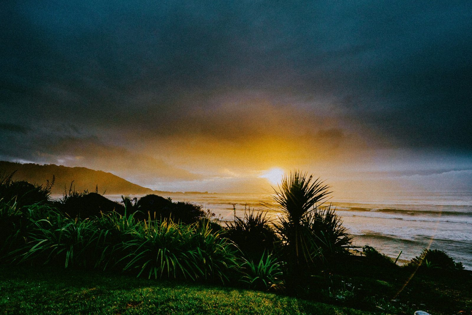 West Coast Sunset from Bach, South Island, New Zealand. New Zealand. Photograph by Ivo Dukić.