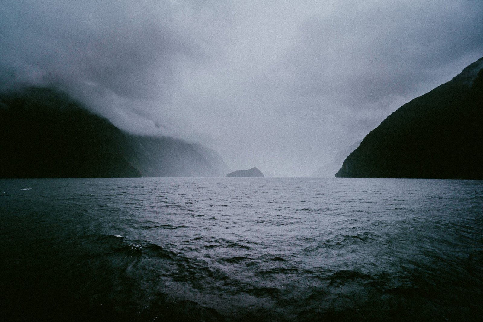 Doubtful sky, Doubtful Sound, South Island, New Zealand. New Zealand. Photograph by Ivo Dukić.
