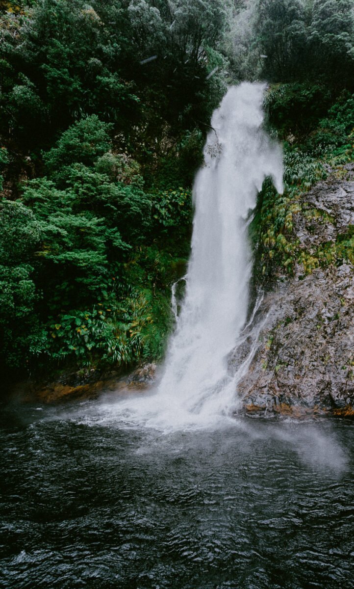 Waterfall spectacular, Doubtful Sound, South Islands, New Zealand. New Zealand. Photograph by Ivo Dukić.